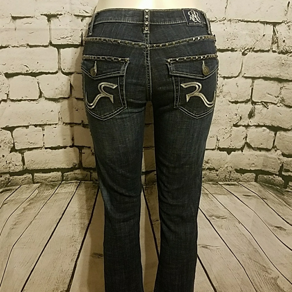 Rock & Republic Kasandra Studded Jeans Size 6